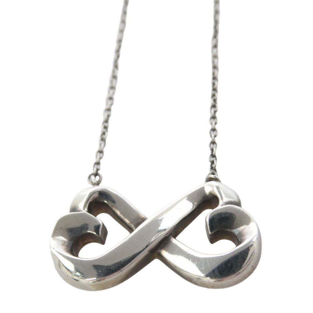 TIFFANY&Co. ティファニー ダブルラビングハート ネックレス シルバー系【中古】