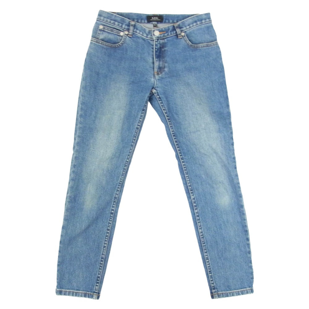 A.P.C. アーペーセー 815 NEW STANDARD ニュースタンダード ジッパーフライ デニムパンツ ジーンズ インディゴブルー系 25【中古】