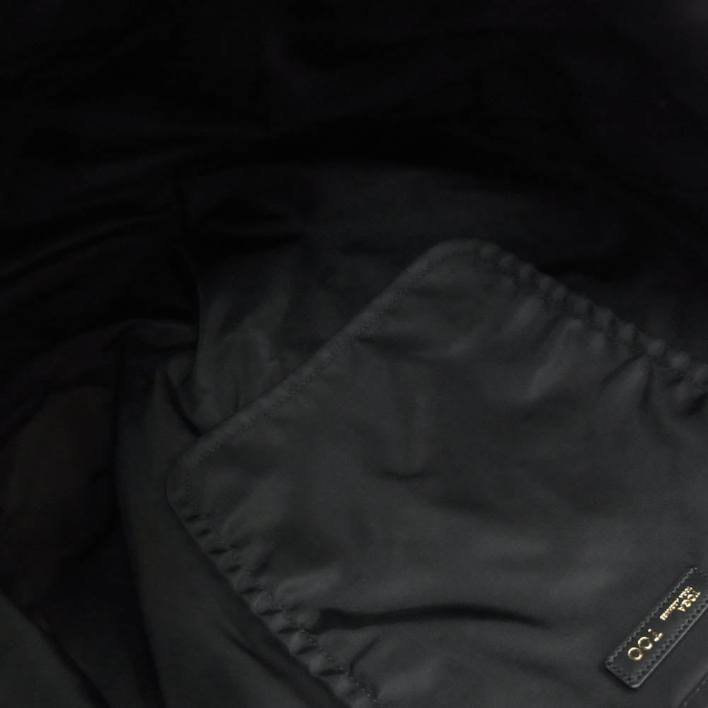 TOGA トーガ TZ242-AG962 TOO トゥー SQUARE TIP TOTE BAG スクエア チップ トートバッグ ブラック系【中古】