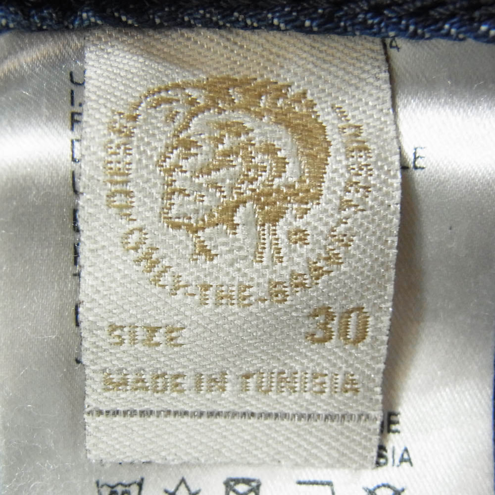 DIESEL ディーゼル 00C06Q LARKEE ウォッシュ加工 デニムパンツ インディゴブルー系 30【中古】