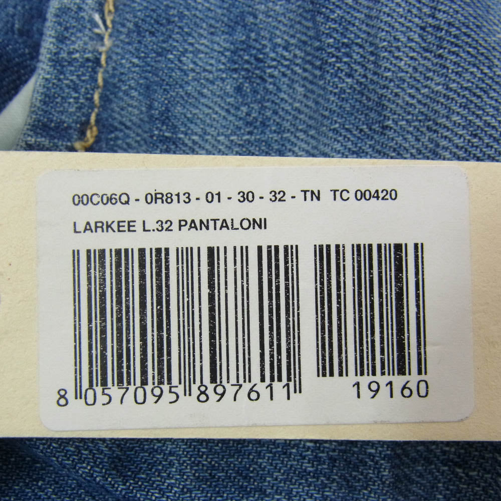 DIESEL ディーゼル 00C06Q LARKEE ウォッシュ加工 デニムパンツ インディゴブルー系 30【中古】