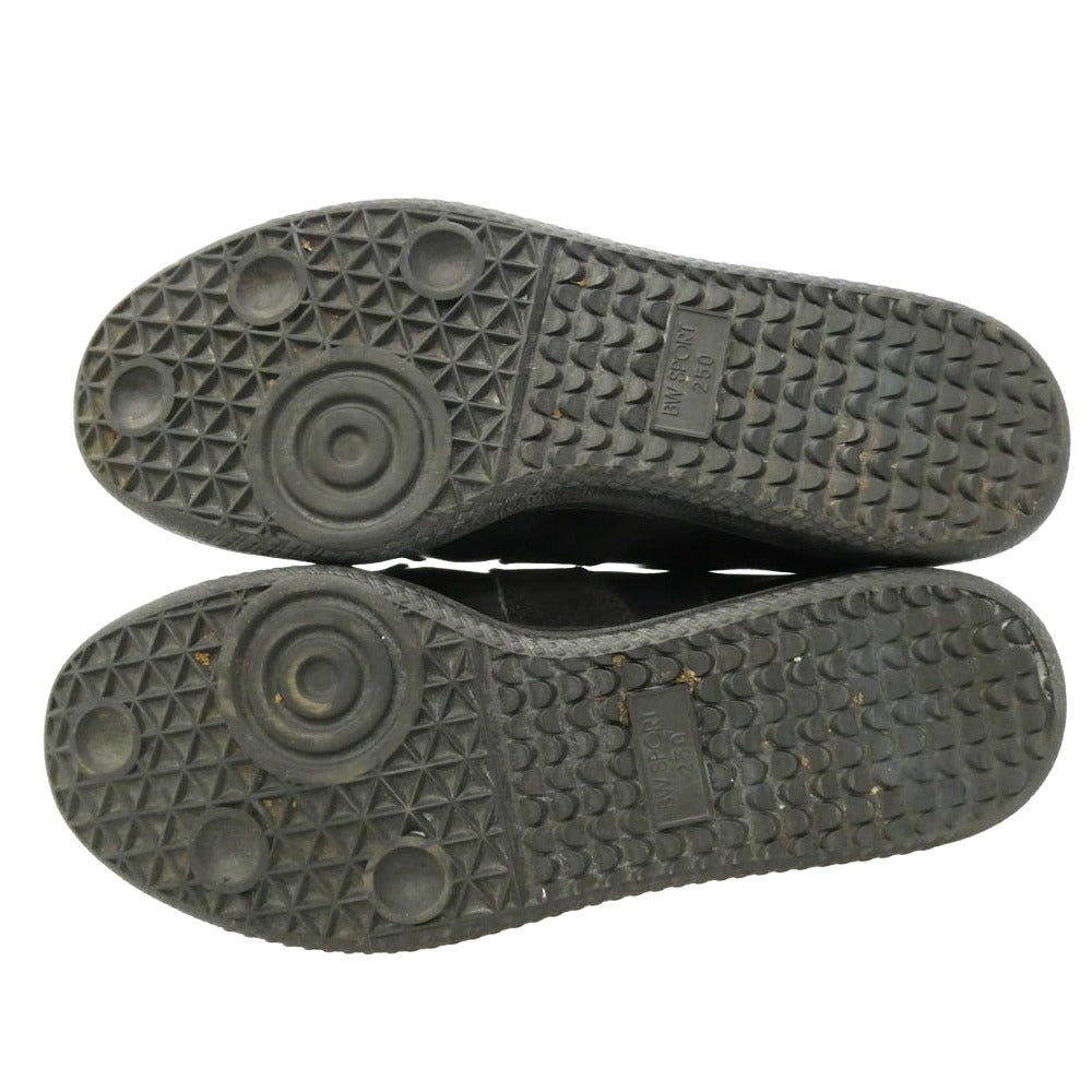 ディアザムラーソロ x Schwarzenbacher シュワルツェンバッハ BW GYM SHOES ジャーマントレーナー スニーカー ブラック系 38【中古】