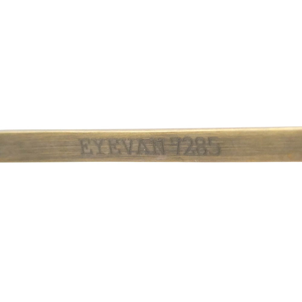 EYEVAN7285 アイヴァン7285 133 c.90110 度入り ボストンフレーム 眼鏡 メガネ アイウェア ゴールド系 クリア系 47□22-145【中古】