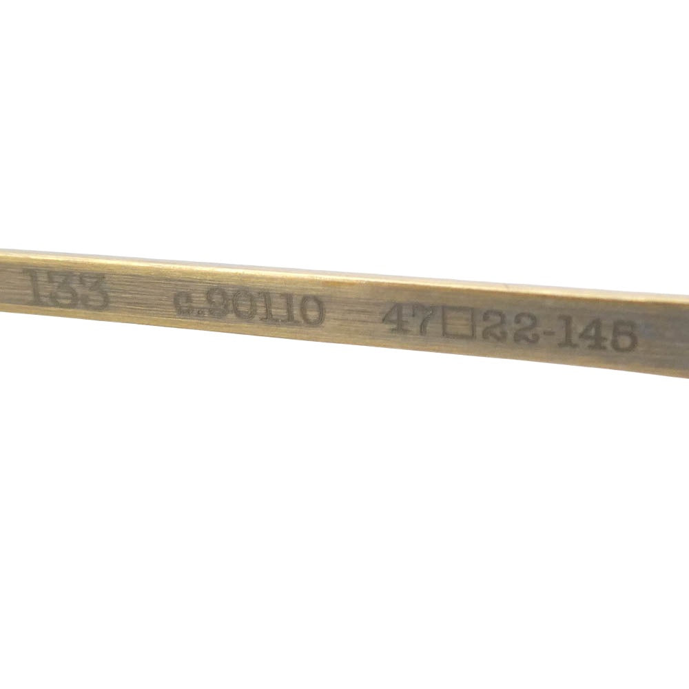 EYEVAN7285 アイヴァン7285 133 c.90110 度入り ボストンフレーム 眼鏡 メガネ アイウェア ゴールド系 クリア系 47□22-145【中古】