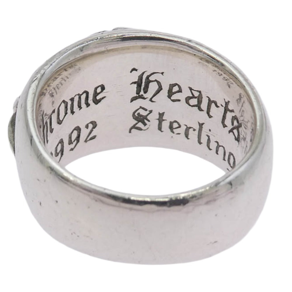 CHROME HEARTS クロムハーツ（原本有） FLORAL CROSS FLRL CRS フローラルクロスリング シルバー系 13号【中古】