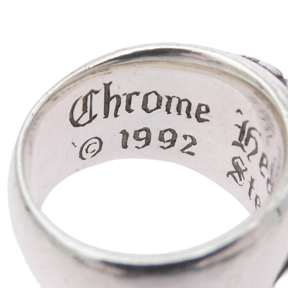 CHROME HEARTS クロムハーツ（原本有） FLORAL CROSS FLRL CRS フローラルクロスリング シルバー系 13号【中古】