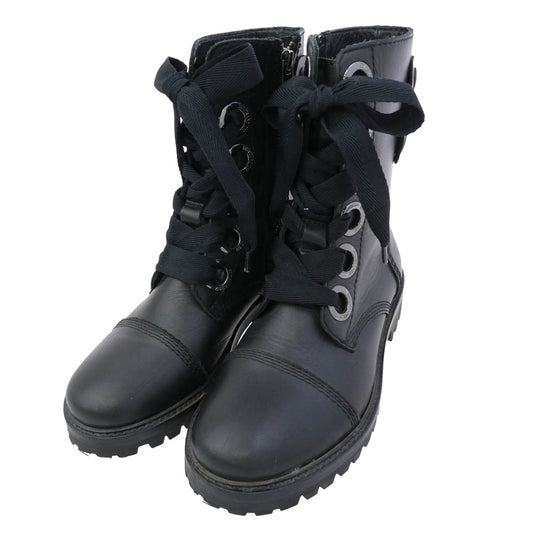 ZADIG&VOLTAIRE ザディグエヴォルテール サイドジップ ブーツ ブラック系 シルバー系 36【中古】