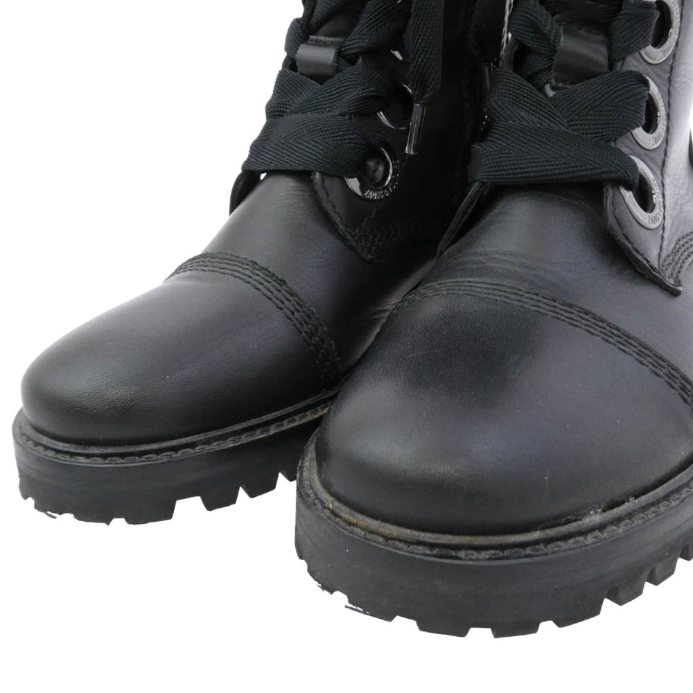 ZADIG&VOLTAIRE ザディグエヴォルテール サイドジップ ブーツ ブラック系 シルバー系 36【中古】