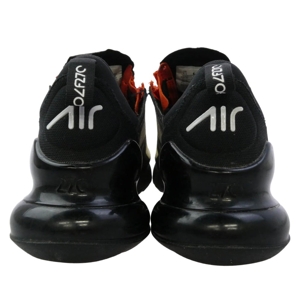 NIKE ナイキ CU5732-030 Air Max 270 Golf Shield Black Team Orange White エアマックス270 ゴルフ シールド ブラック チームオレンジ ホワイト スニーカー ベージュ系 ブラック系 27.5cm【中古】