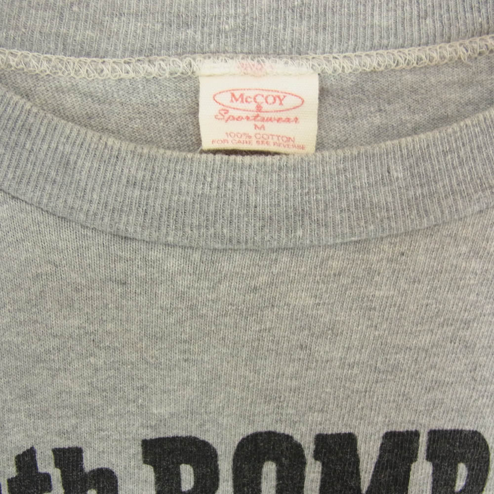 The REAL McCOY'S ザリアルマッコイズ sports wear U.S.A.A.F プリント Tシャツ グレー系 M【中古】