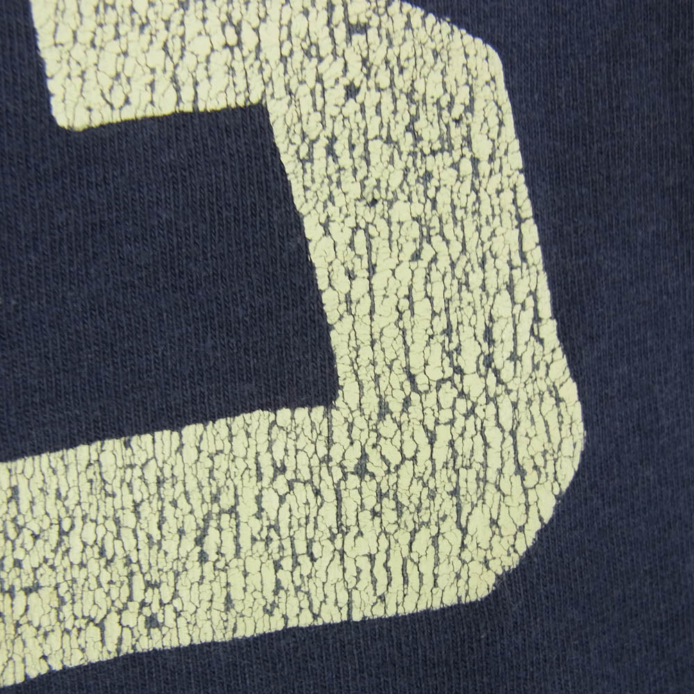 The REAL McCOY'S ザリアルマッコイズ sports wear リバーシブル プリント Tシャツ ネイビー系 M【中古】