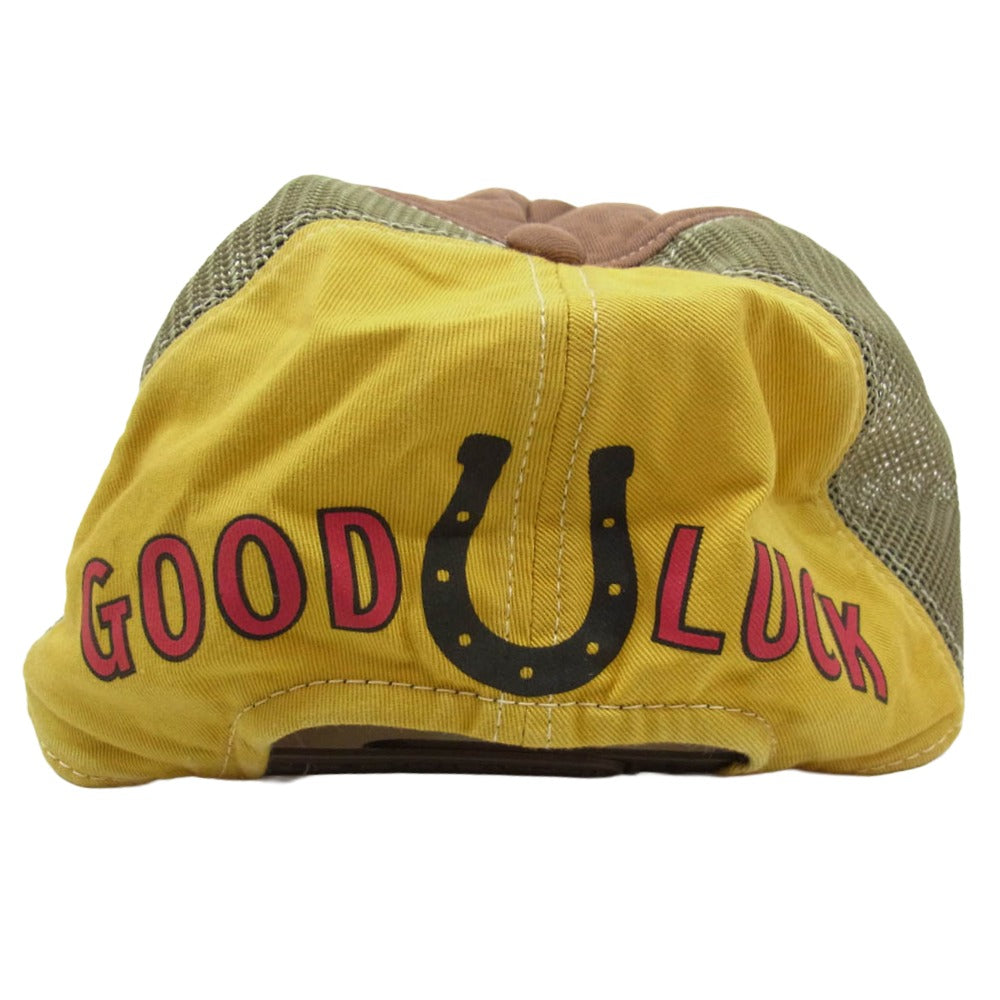 TOY'S McCOY トイズマッコイ FELIX AUTO SERVICE CAP フィリックス メッシュ キャップ 帽子 ブラウン系【中古】