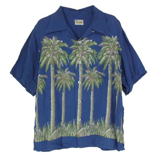 The REAL McCOY'S ザリアルマッコイズ Aloha McCOY アロハ マッコイ ハワイアン シャツ ブルー系 M【中古】