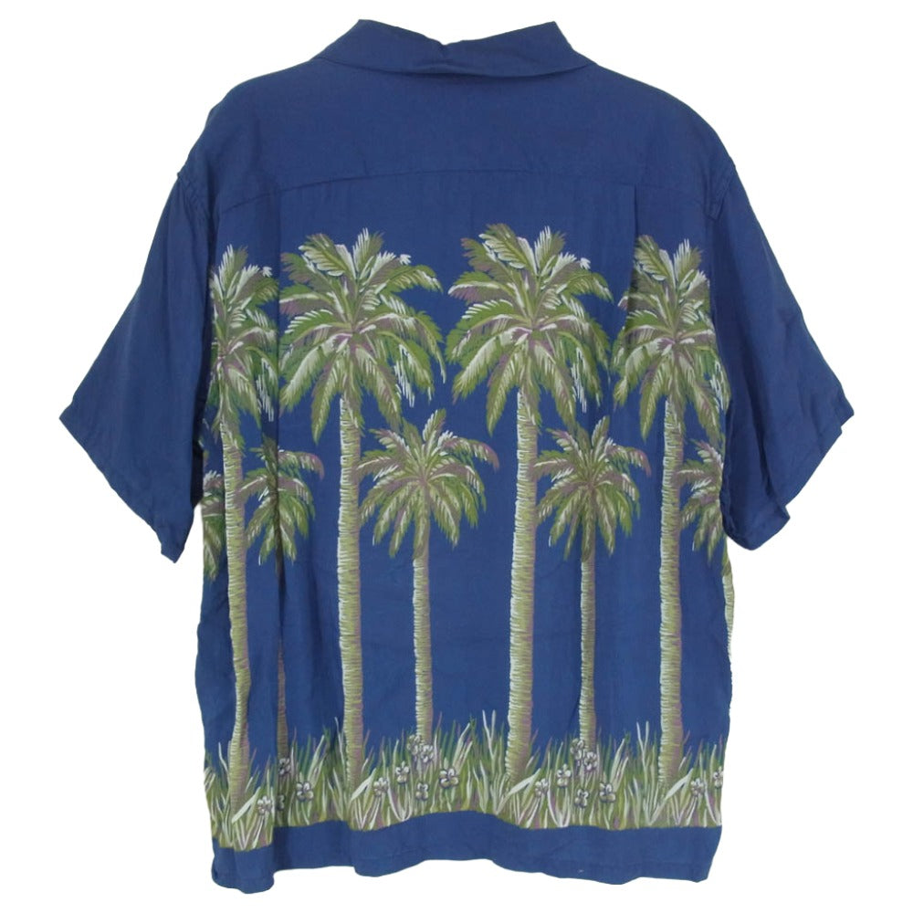The REAL McCOY'S ザリアルマッコイズ Aloha McCOY アロハ マッコイ ハワイアン シャツ ブルー系 M【中古】