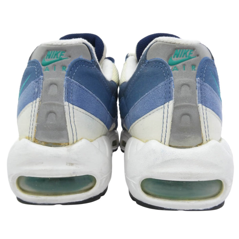 NIKE ナイキ 104050-131 【観賞用】 95年製 オリジナル AIR MAX 95 エアマックス95 ブルーグラデ スニーカー ソールリペア ホワイト系 ブルー系 26.0cm【中古】