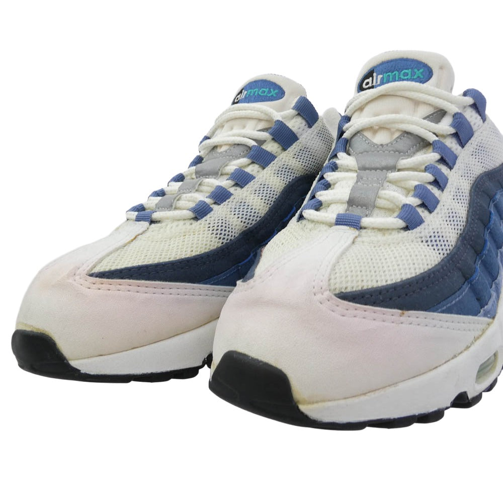 NIKE ナイキ 104050-131 【観賞用】 95年製 オリジナル AIR MAX 95 エアマックス95 ブルーグラデ スニーカー ソールリペア ホワイト系 ブルー系 26.0cm【中古】