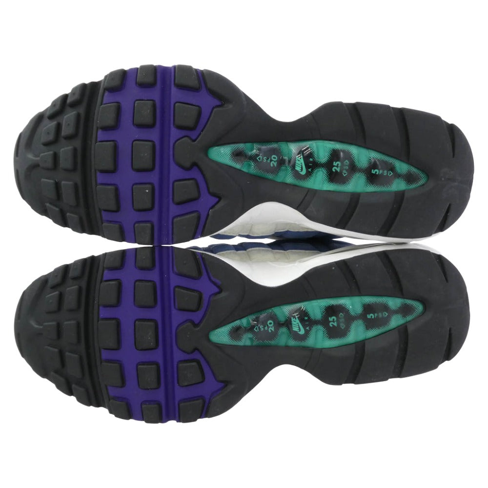 NIKE ナイキ 104050-131 【観賞用】 95年製 オリジナル AIR MAX 95 エアマックス95 ブルーグラデ スニーカー ソールリペア ホワイト系 ブルー系 26.0cm【中古】