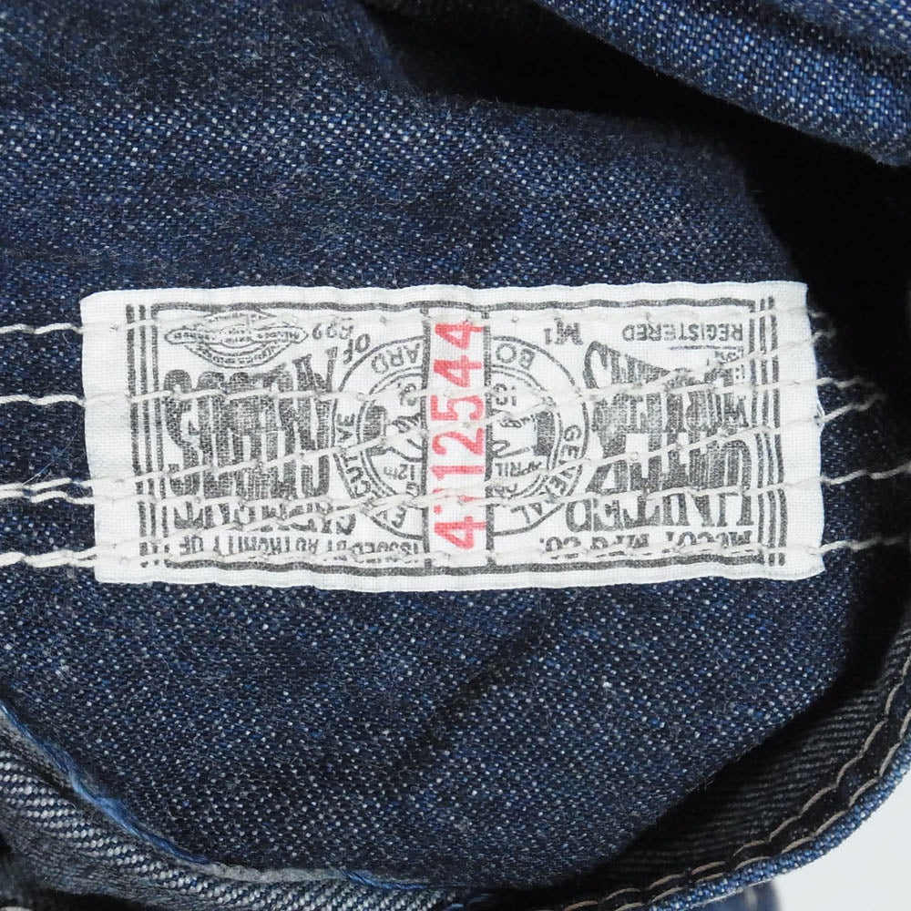 The REAL McCOY'S ザリアルマッコイズ JOE McCOY 8 HOUR UNION インディゴブルー系 32【中古】