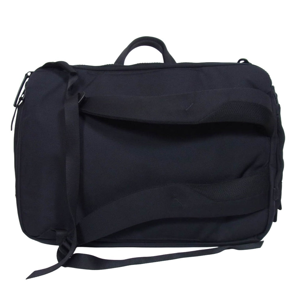 THE NORTH FACE ノースフェイス NM81827 CORDURA BALLISTIC 3WAY DAYPACK ロゴレザーパッチ デイパック コーデュラ バリスティック ビジネスバッグ ブラック系【美品】【中古】