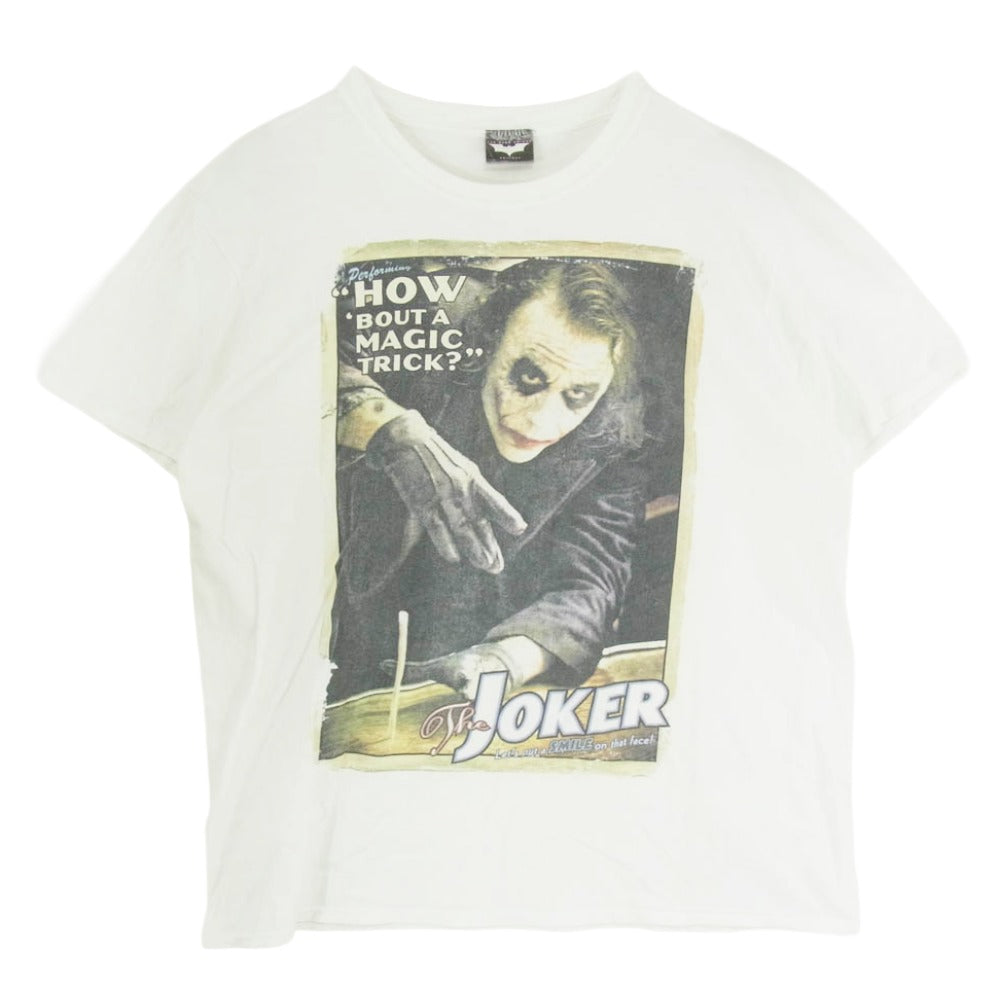 ヴィンテージ 00s Dark Knight Joker ダークナイト ジョーカー ムービー 半袖 Tシャツ ホワイト系 サイズ表記無【中古】