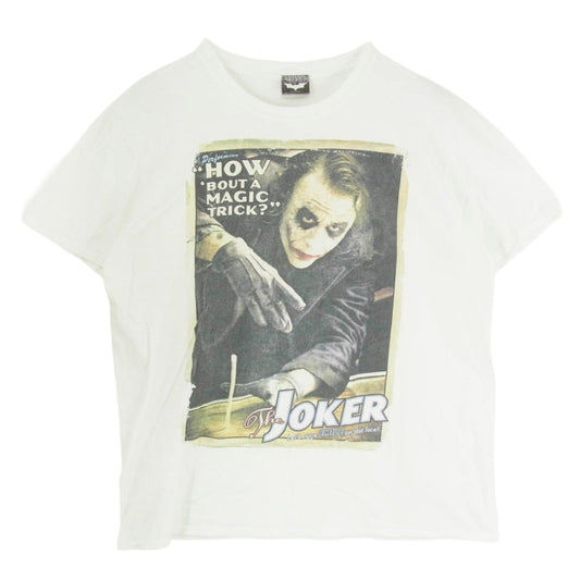 ヴィンテージ 00s Dark Knight Joker ダークナイト ジョーカー ムービー 半袖 Tシャツ ホワイト系 サイズ表記無【中古】