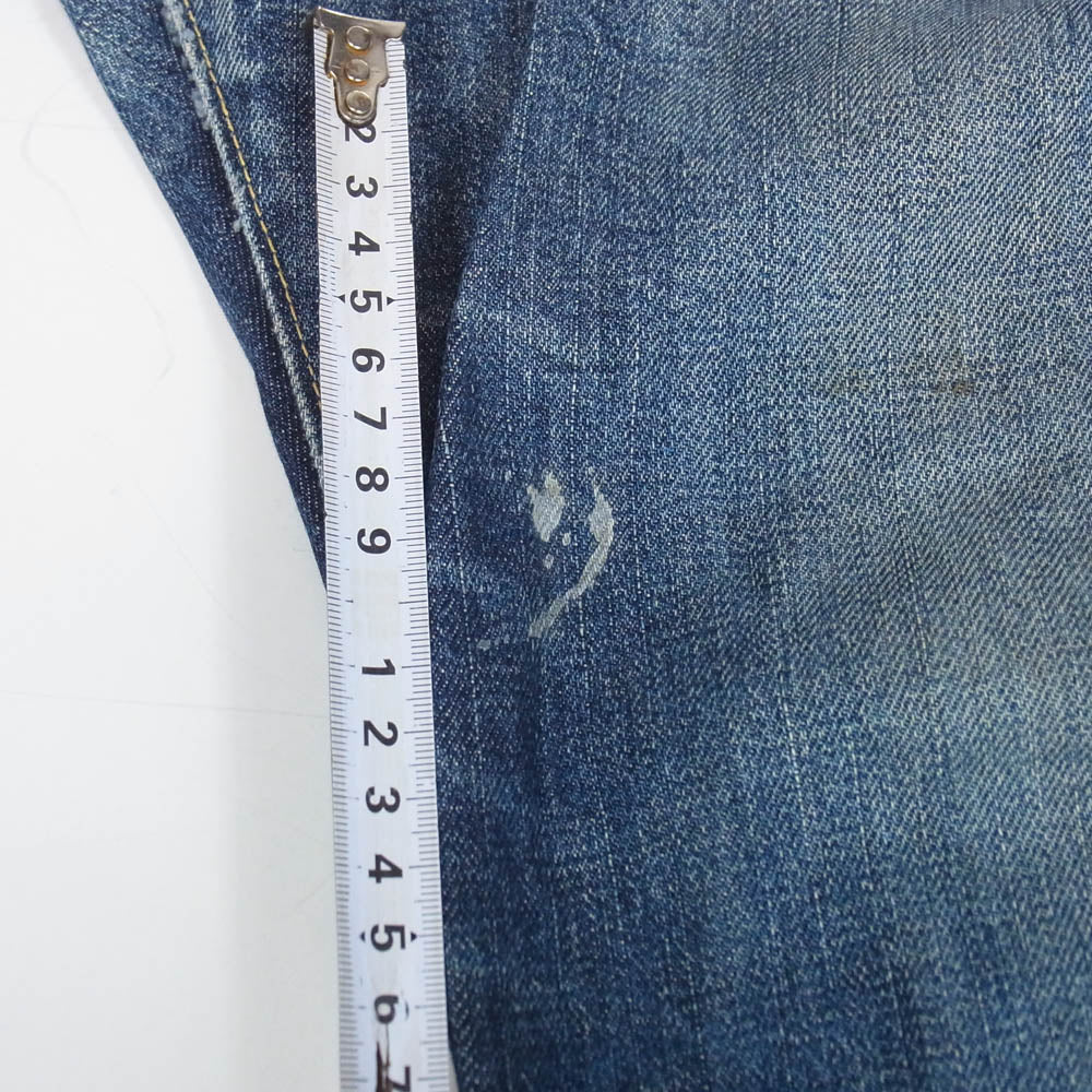VISVIM ビズビム 14SS 0114105005002 SOCIAL SCULPTURE ソーシャルスカルプチャー デニム セルビッチ デニム パンツ インディゴブルー系 W32【中古】