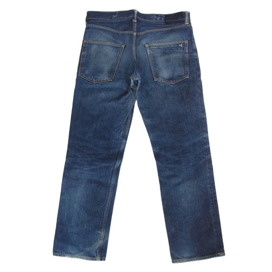 VISVIM ビズビム SOCIAL SCULPTURE ソーシャルスカルプチャー デニム セルビッチ デニム パンツ インディゴブルー系 W34【中古】