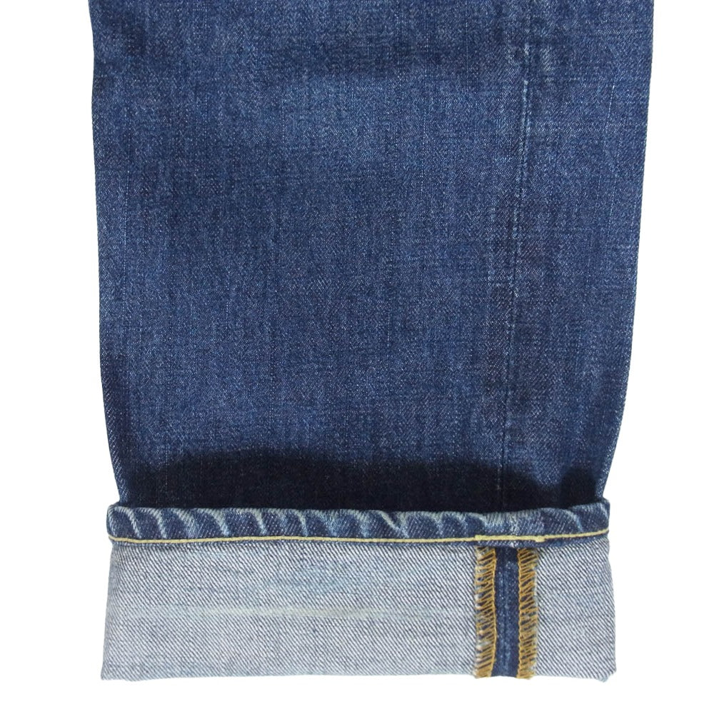 VISVIM ビズビム SOCIAL SCULPTURE ソーシャルスカルプチャー デニム セルビッチ デニム パンツ インディゴブルー系 W34【中古】