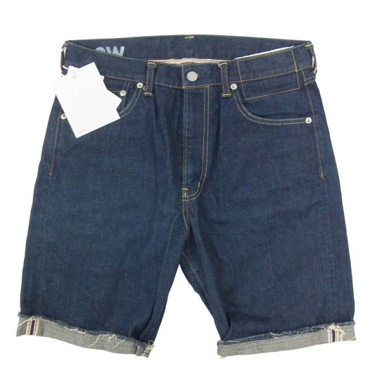 VISVIM ビズビム 18SS 0118305005003 SOCIAL SCULPTURE SS 99SHORTS ONE WASH ソーシャルスカルプチャー デニム ショーツ ワンウオッシュ ショートパンツ インディゴブルー系 W34【中古】