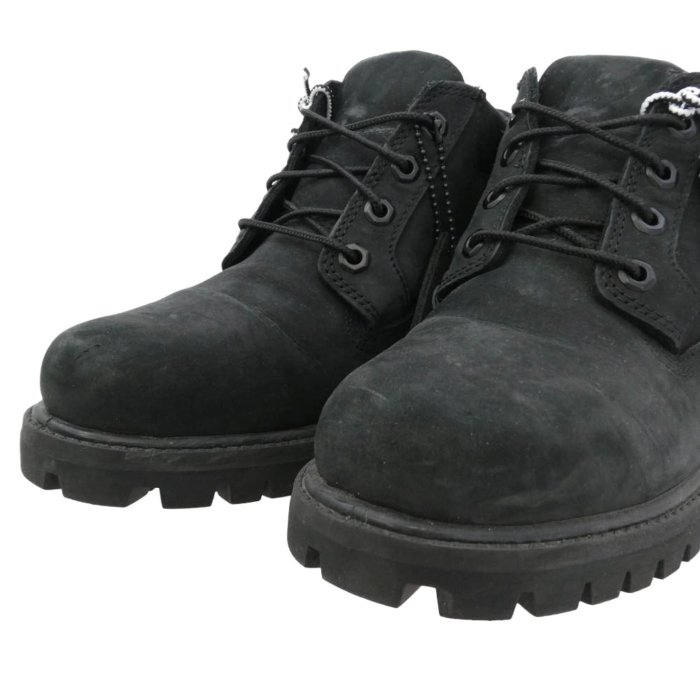 Timberland ティンバーランド Ron Herman ロンハーマン TB OA64Q7-001 × Ron Herman ロンハーマン PREMIUM WATERPROOF OXFORD BLACK NUBUCK プレミアムウォータープルーフ オックスフォード シューズ ブラック ヌバック 4ホール ブーツ ブラック系 ホワイト系 8.5【中古】