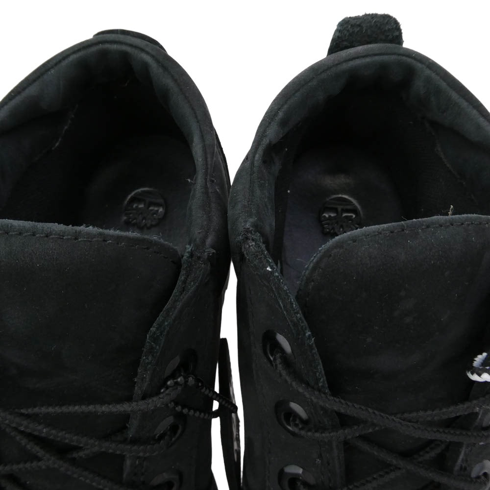 Timberland ティンバーランド Ron Herman ロンハーマン TB OA64Q7-001 × Ron Herman ロンハーマン PREMIUM WATERPROOF OXFORD BLACK NUBUCK プレミアムウォータープルーフ オックスフォード シューズ ブラック ヌバック 4ホール ブーツ ブラック系 ホワイト系 8.5【中古】
