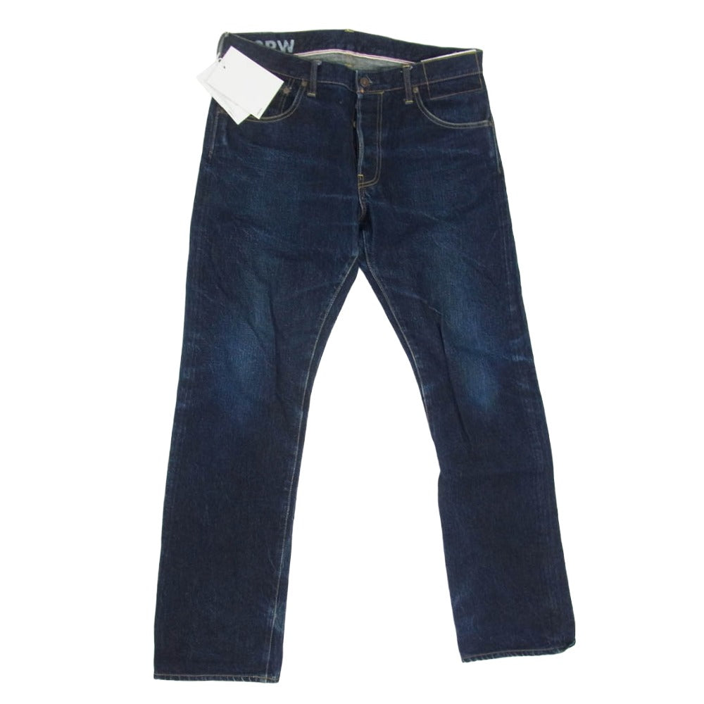 VISVIM ビズビム 20AW 0120205005021 SOCIAL SCULPTURE 01 SLIM RAW ソーシャルスカルプチャー デニム 01 スリム ロウ 13oz デニムパンツ インディゴブルー系 W34【中古】