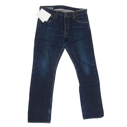 VISVIM ビズビム 20AW 0120205005021 SOCIAL SCULPTURE 01 SLIM RAW ソーシャルスカルプチャー デニム 01 スリム ロウ 13oz デニムパンツ インディゴブルー系 W34【中古】
