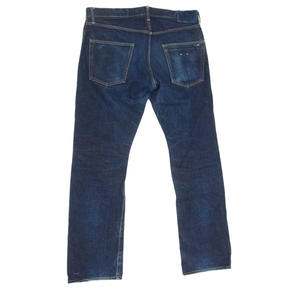 VISVIM ビズビム 20AW 0120205005021 SOCIAL SCULPTURE 01 SLIM RAW ソーシャルスカルプチャー デニム 01 スリム ロウ 13oz デニムパンツ インディゴブルー系 W34【中古】