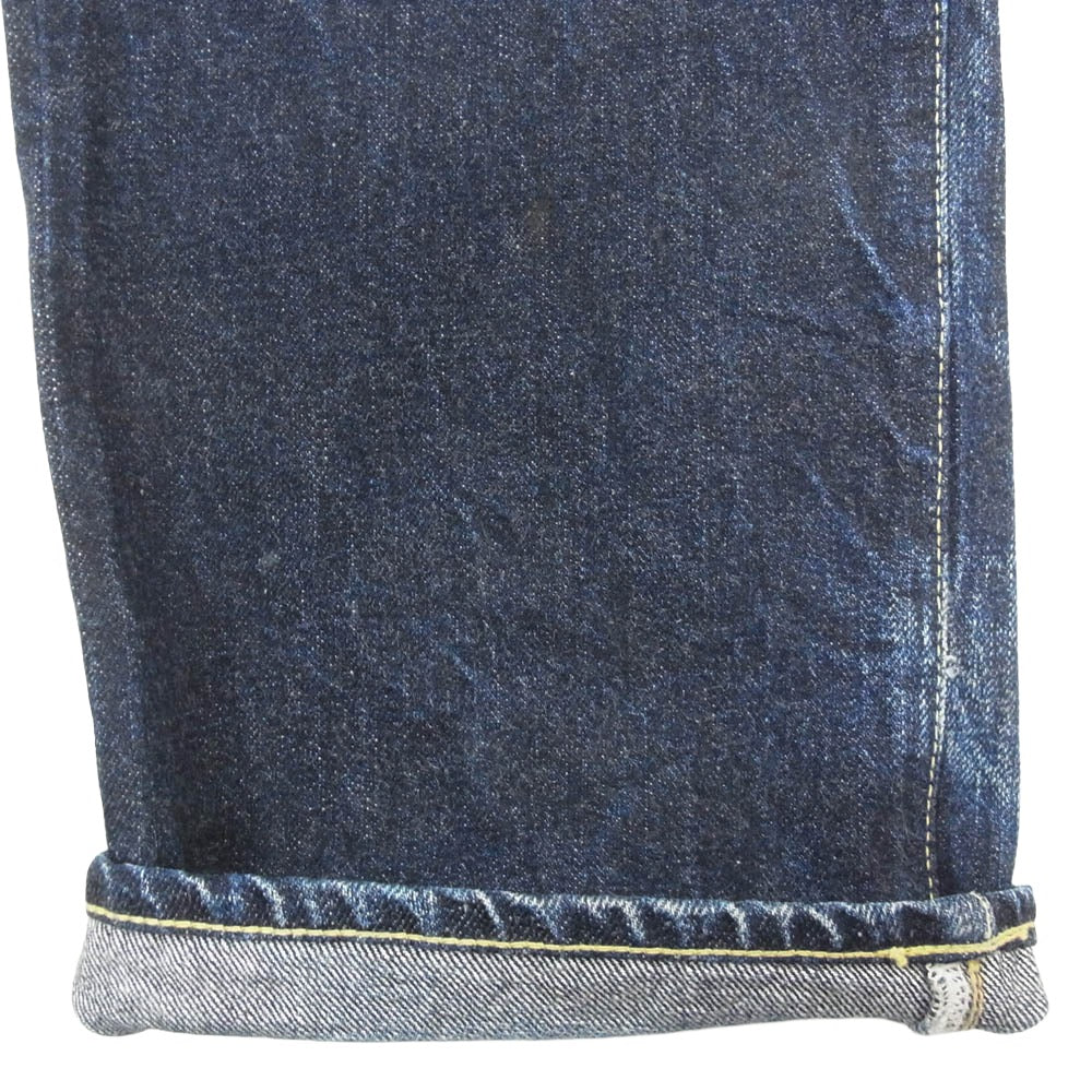 VISVIM ビズビム 20AW 0120205005021 SOCIAL SCULPTURE 01 SLIM RAW ソーシャルスカルプチャー デニム 01 スリム ロウ 13oz デニムパンツ インディゴブルー系 W34【中古】