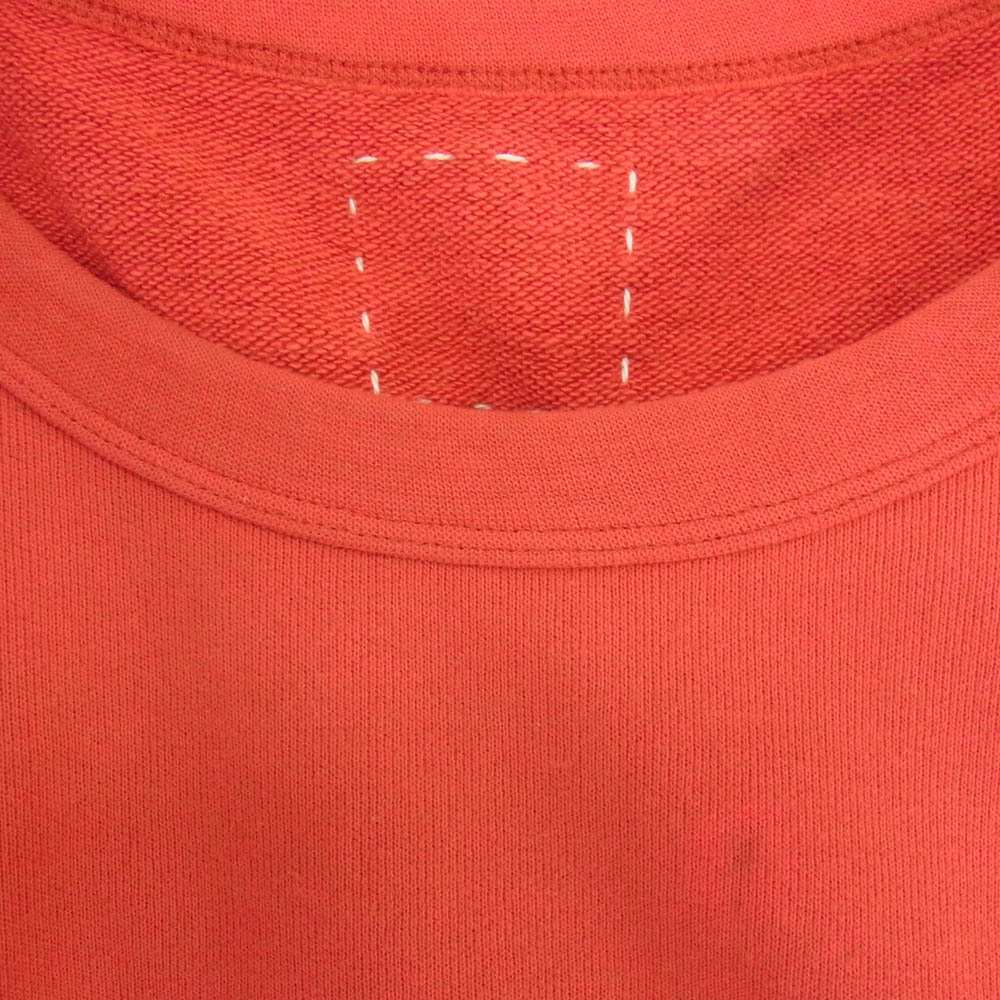 VISVIM ビズビム 17AW 0117205010017 JUMBO CREWNECK L/S VEGGIE DYE ジャンボ クルーネック スウェット 長袖 レッド系 2【美品】【中古】