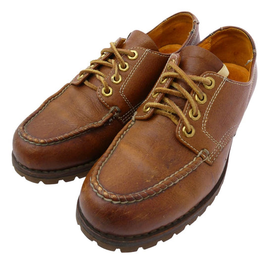 VISVIM ビズビム 14AW 0114202002009 FIL 限定 SCOUT MOC TOE LO-FOLK スカウト モックトゥ ロー フォーク 4ホール モックトゥ レザーシューズ ブラウン系 9【中古】