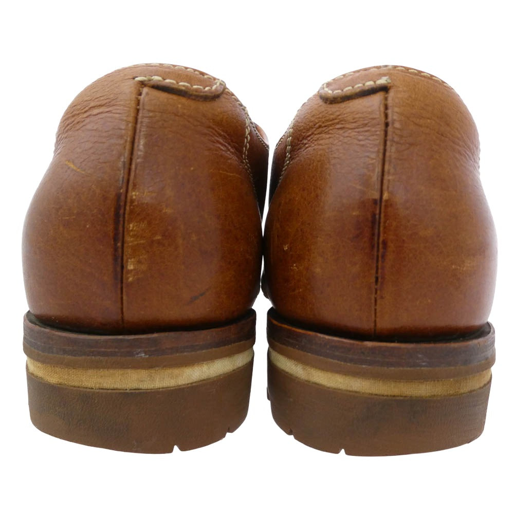 VISVIM ビズビム 14AW 0114202002009 FIL 限定 SCOUT MOC TOE LO-FOLK スカウト モックトゥ ロー フォーク 4ホール モックトゥ レザーシューズ ブラウン系 9【中古】