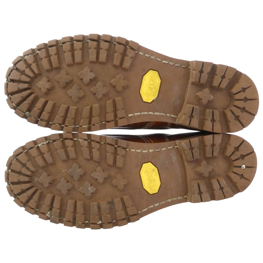 VISVIM ビズビム 14AW 0114202002009 FIL 限定 SCOUT MOC TOE LO-FOLK スカウト モックトゥ ロー フォーク 4ホール モックトゥ レザーシューズ ブラウン系 9【中古】