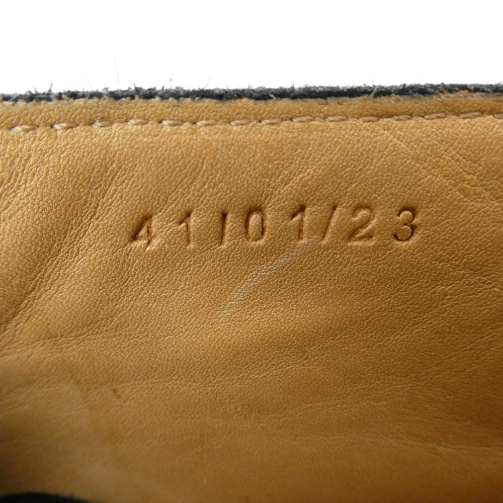 Paraboot パラブーツ 226937 正規品証明書付 MAINE ROCADE メーヌ ロカド モカシン チャッカブーツ 本革 レザー シューズ ブラック系 ライトブラウン系 43【中古】