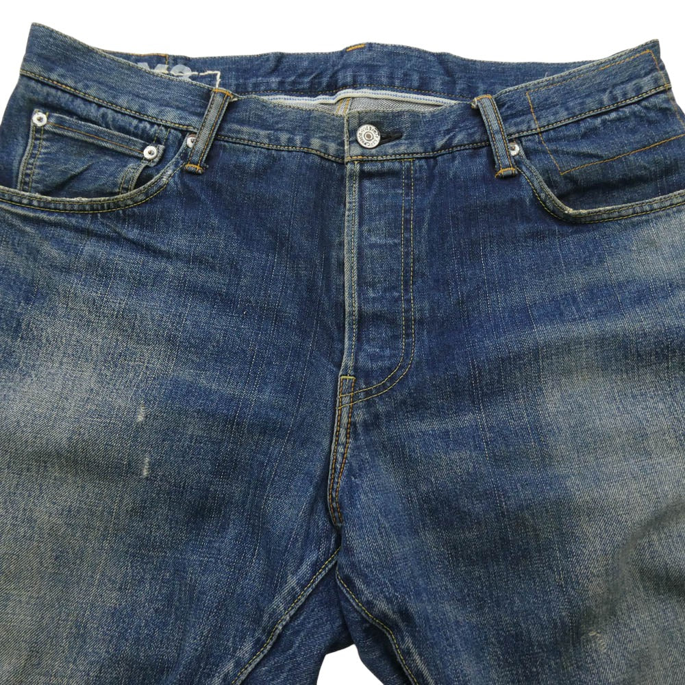 VISVIM ビズビム 19AW 0119205005031 SOCIAL SCULPTURE DRY DENIM-3 INDIGO ソーシャルスカルプチャードライ デニム 13oz ドライ塩縮加工 インディゴ インディゴブルー系 L 3【中古】