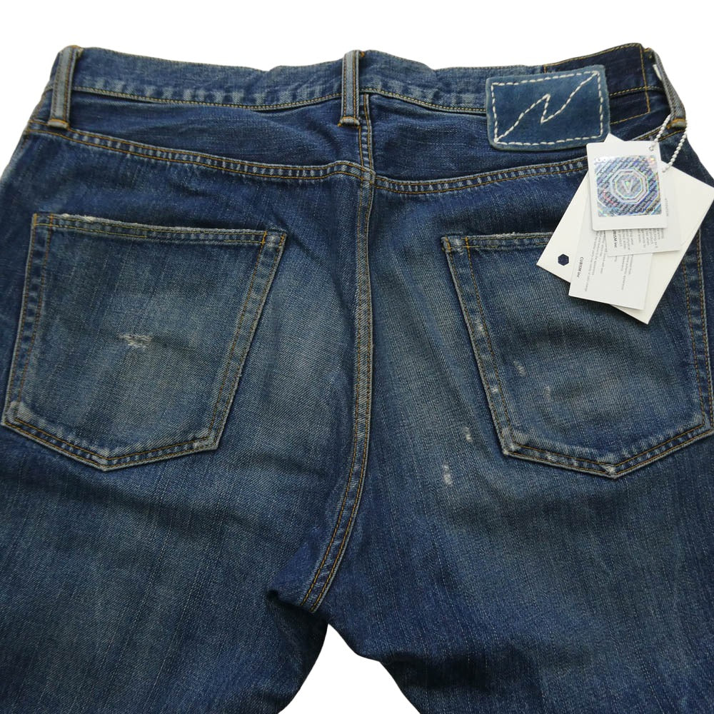 VISVIM ビズビム 19AW 0119205005031 SOCIAL SCULPTURE DRY DENIM-3 INDIGO ソーシャルスカルプチャードライ デニム 13oz ドライ塩縮加工 インディゴ インディゴブルー系 L 3【中古】