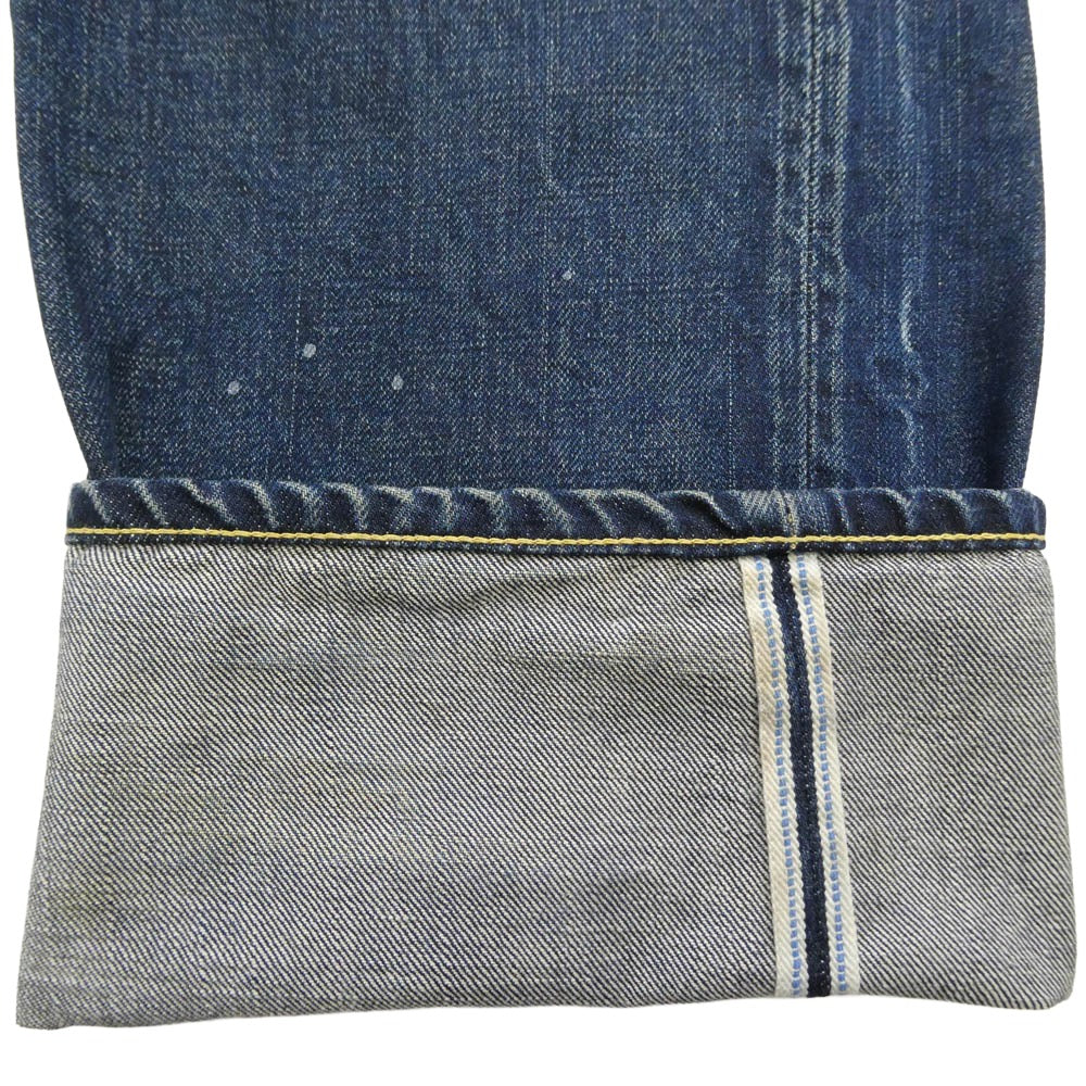 VISVIM ビズビム 17AW 0117205005037 SOCIAL SCULPTURE DRY DENIM 3 INDIGO ソーシャルスカルプチャー ドライ デニム 3 インディゴ デニムパンツ ジーンズ インディゴブルー系 2【美品】【中古】