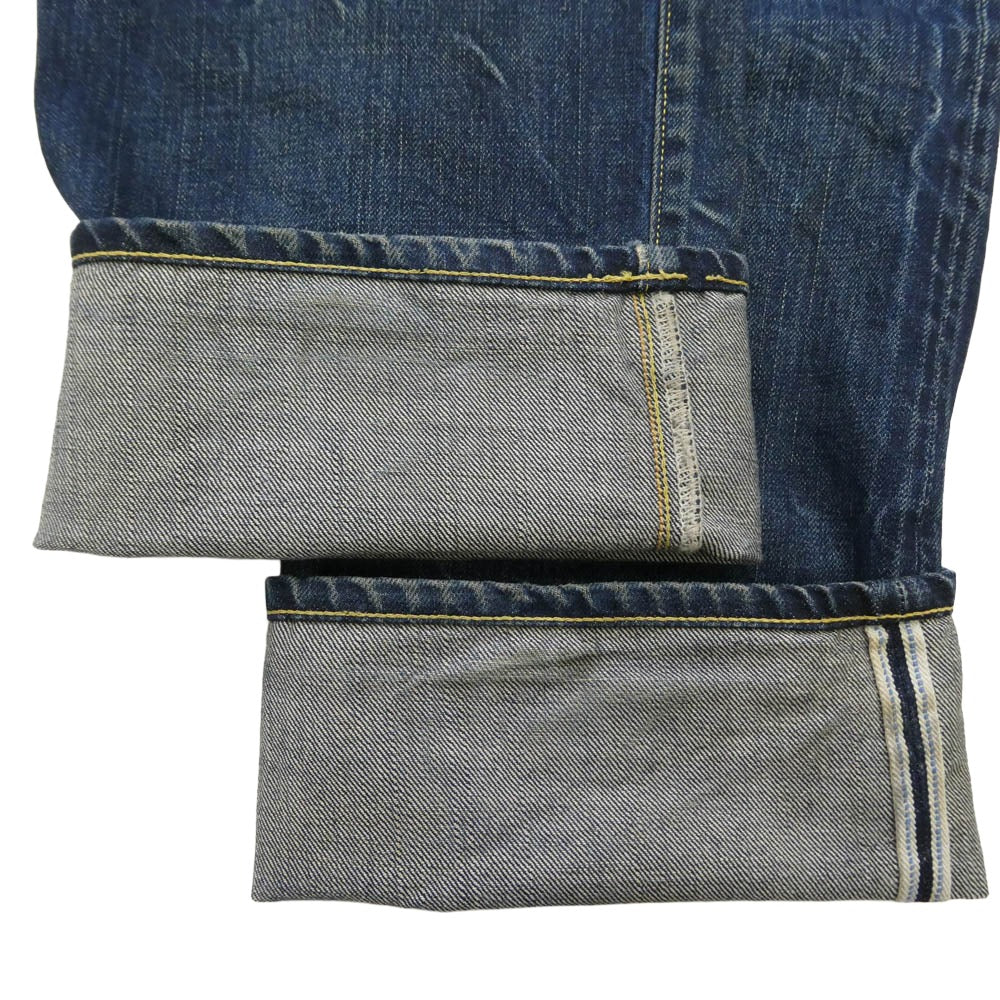 VISVIM ビズビム 17AW 0117205005037 SOCIAL SCULPTURE DRY DENIM 3 INDIGO ソーシャルスカルプチャー ドライ デニム 3 インディゴ デニムパンツ ジーンズ インディゴブルー系 2【美品】【中古】