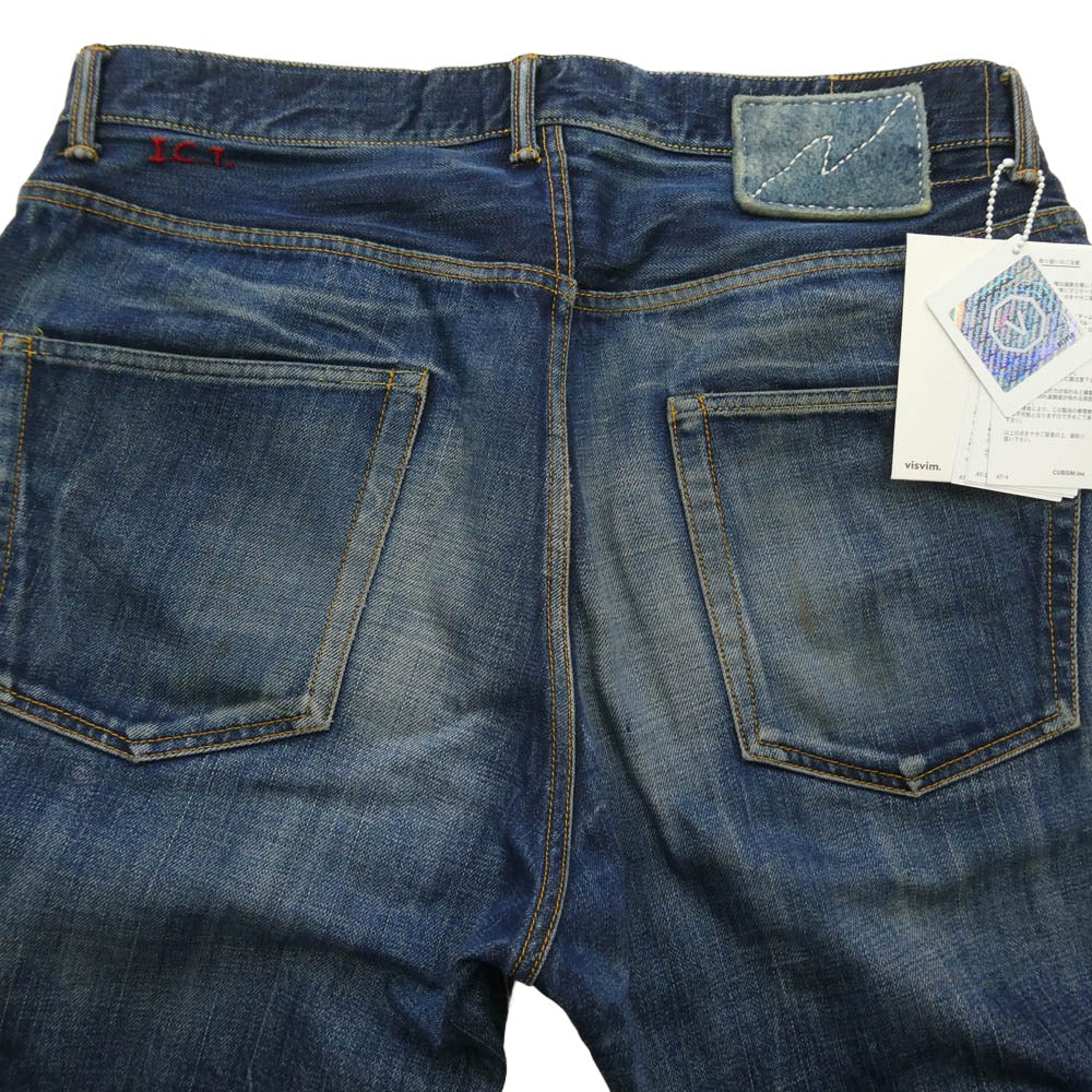 VISVIM ビズビム 17AW 0117205005037 SOCIAL SCULPTURE DRY DENIM 3 INDIGO ソーシャルスカルプチャー ドライ デニム 3 インディゴ デニムパンツ ジーンズ インディゴブルー系 2【美品】【中古】