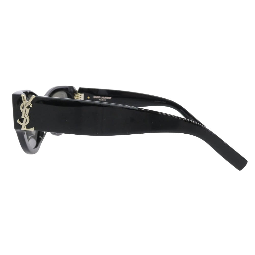 SAINT LAURENT サンローラン イタリア製 M94 YSLロゴテンプル サングラス ブラック系 53□20-145【極上美品】【中古】