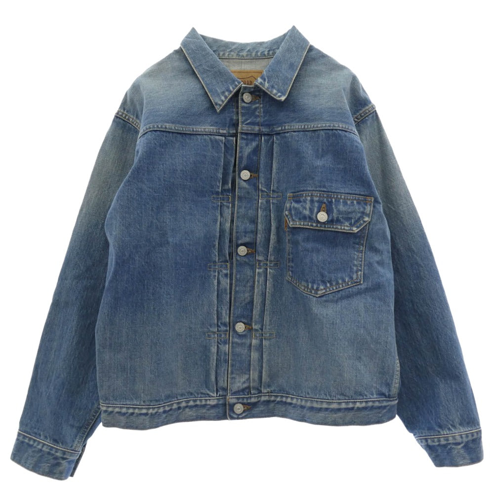 STANDARD CALIFORNIA スタンダードカリフォルニア SD Denim Jacket S996 Vintage Wash デニムジャケット ビンテージウォッシュ インディゴブルー系 W42【美品】【中古】