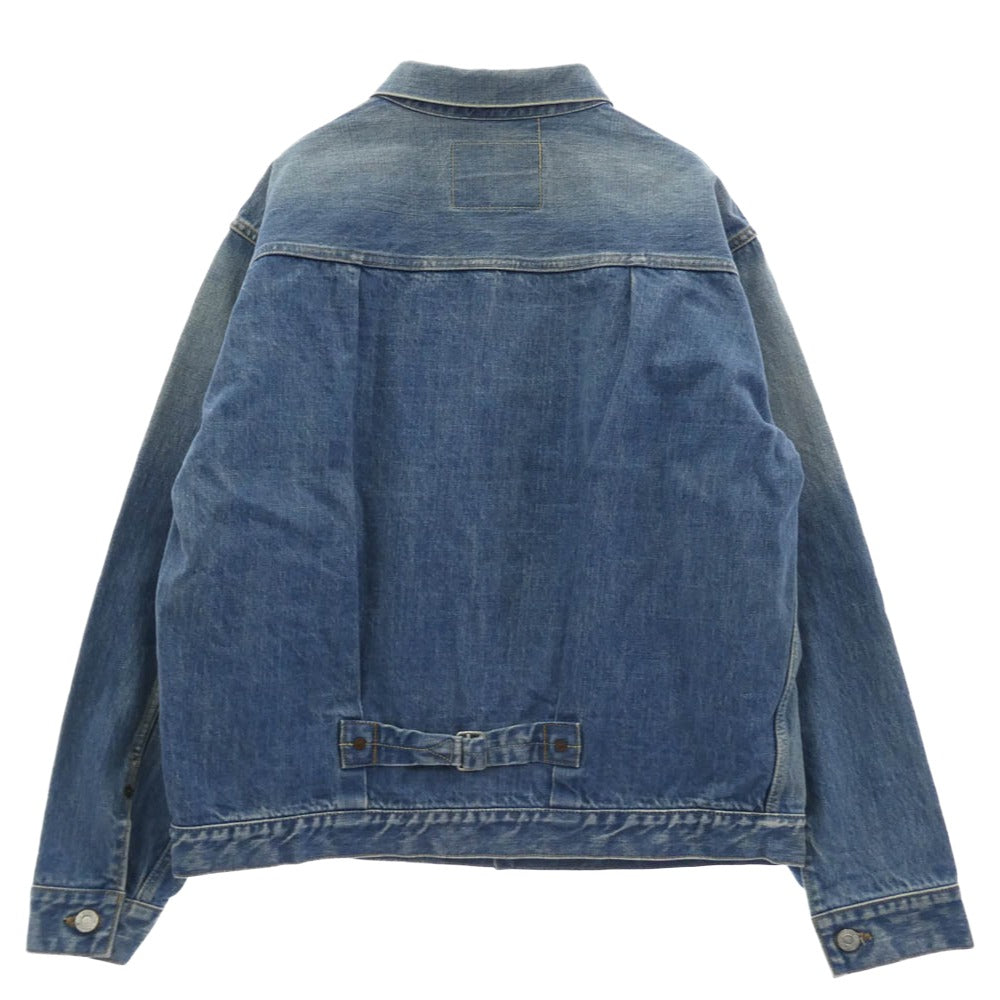 STANDARD CALIFORNIA スタンダードカリフォルニア SD Denim Jacket S996 Vintage Wash デニムジャケット ビンテージウォッシュ インディゴブルー系 W42【美品】【中古】
