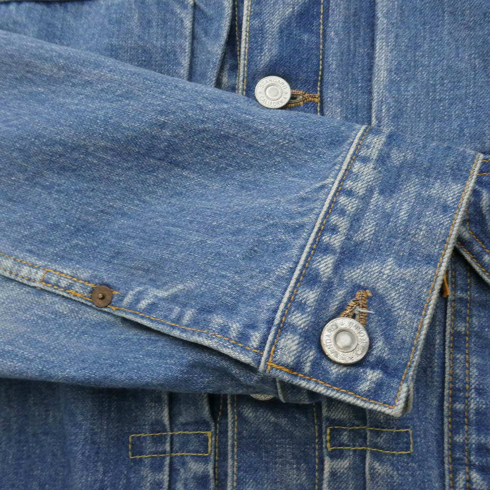 STANDARD CALIFORNIA スタンダードカリフォルニア SD Denim Jacket S996 Vintage Wash デニムジャケット ビンテージウォッシュ インディゴブルー系 W42【美品】【中古】