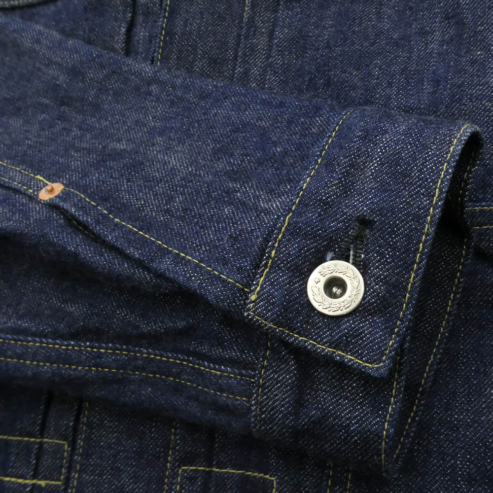 STANDARD CALIFORNIA スタンダードカリフォルニア 2026年モデル SD Denim Jacket S996 WW II One Wash デニムジャケット ワンウォッシュ インディゴブルー系 W42【極上美品】【中古】